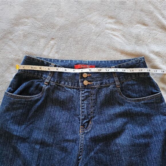 Vintage Bill Blass Ultra Fit Stretch Dark Wash Jeans Size 8 - Picture 4 of 4